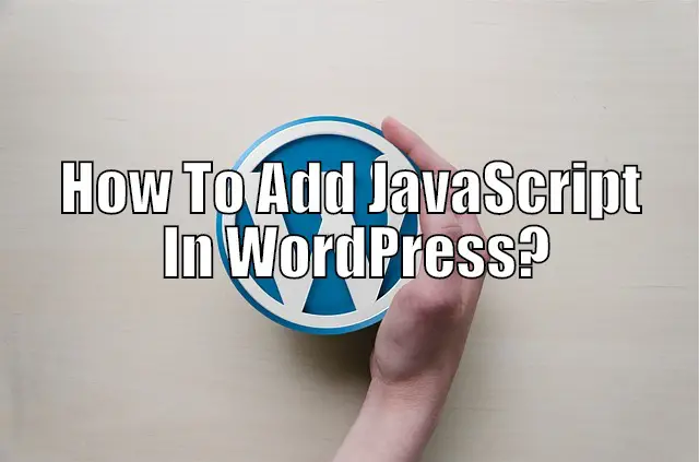 adding javascript to wordpress